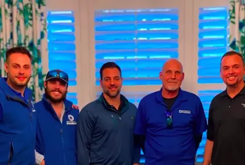 Southern Star Roofing sales team January 2025 goal-setting meeting